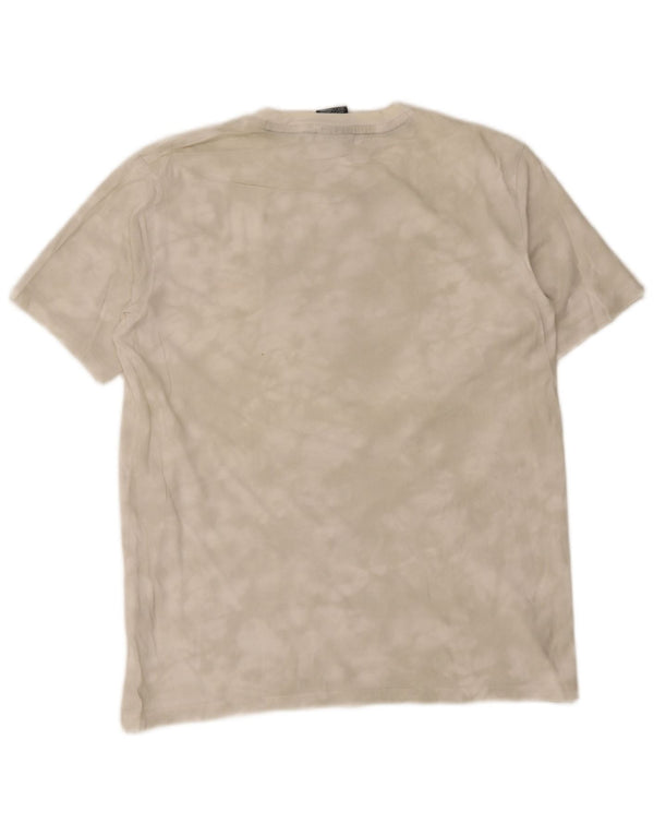 Champion Camiseta para hombre Top Large White Tie Dye Cotton