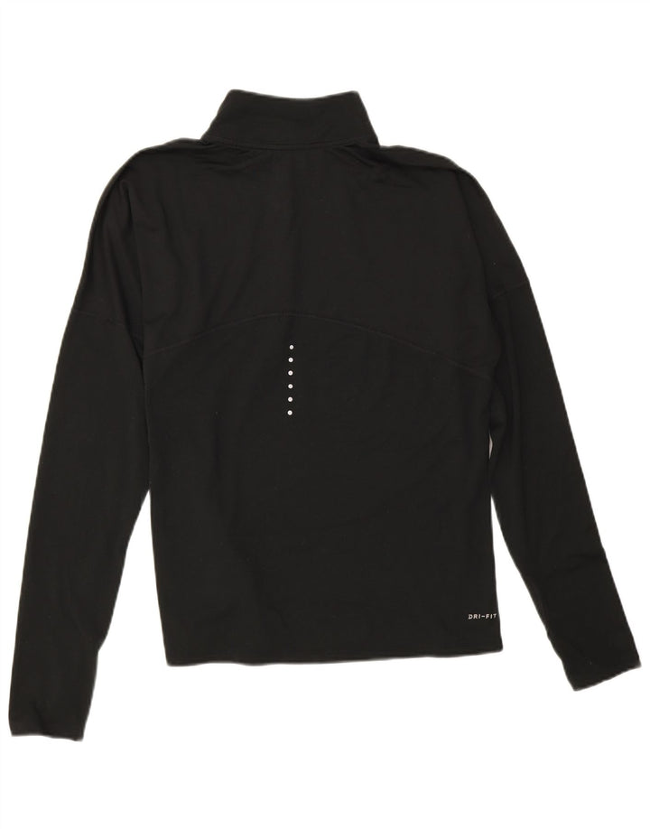 Nike Dri Fit - Chándal con cremallera y cuello para mujer, talla M, color negro
