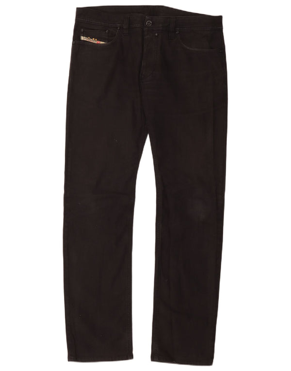 Diesel Vaqueros ajustados para hombre W34 L34 Algodón negro