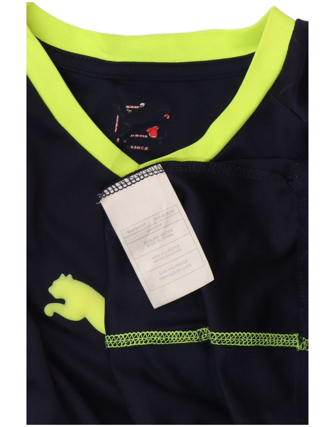 Camiseta gráfica PUMA para mujer Top medio azul marino Poliéster