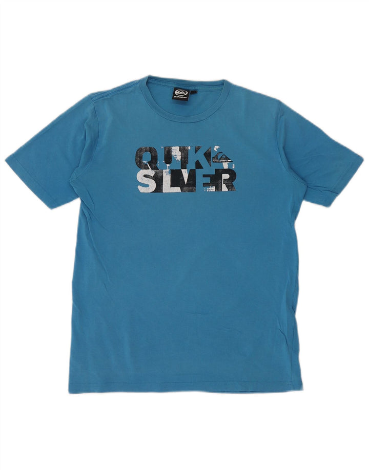QUIKSILVER Camiseta gráfica para niño 13-14 años Azul Algodón