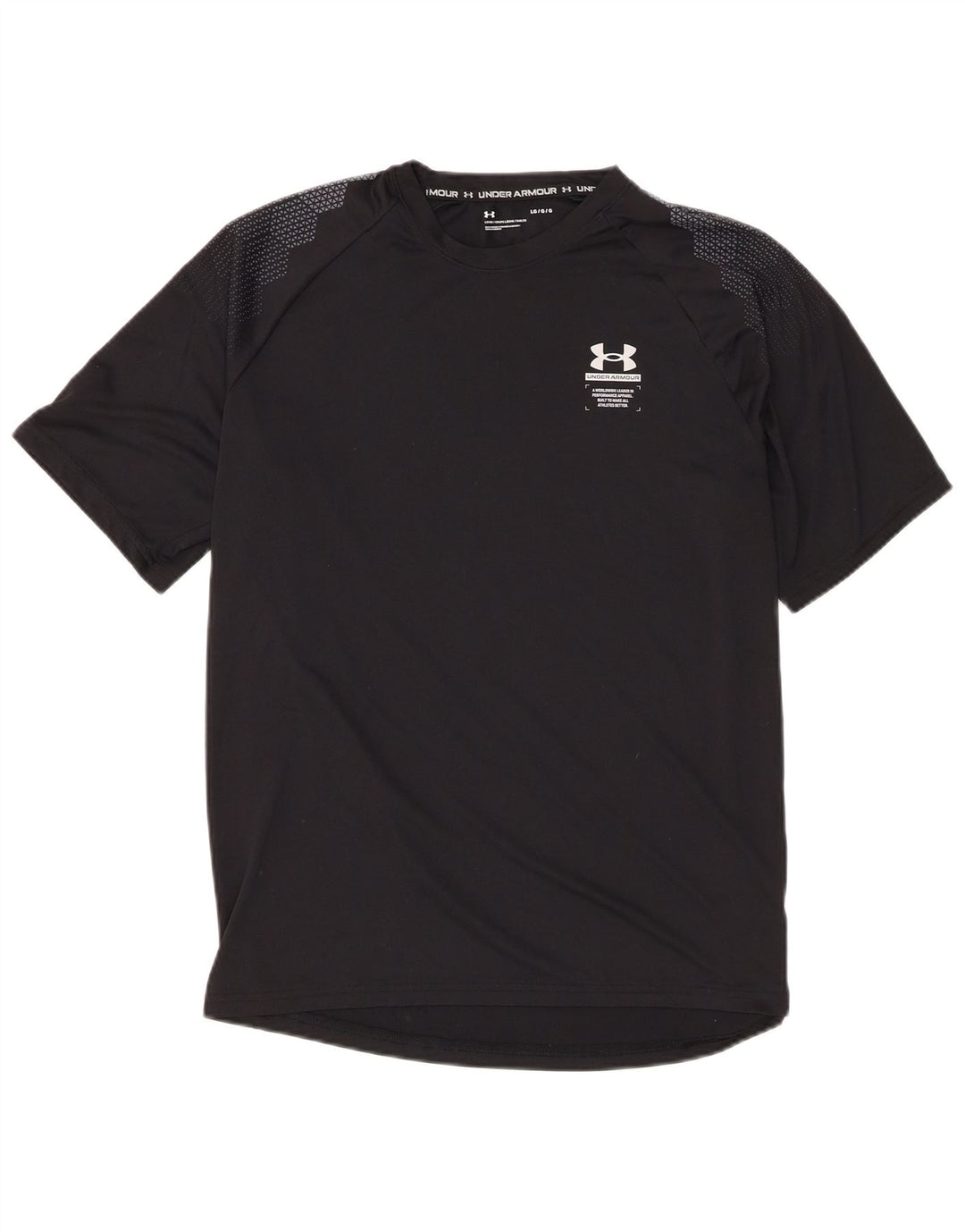 Under Armour Camiseta para hombre Top Large Poliéster negro