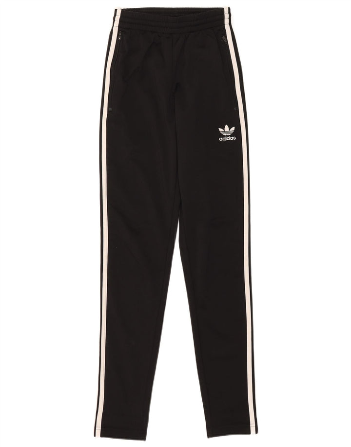 Adidas Pantalones de chándal para mujer UK 4 XS Negro Poliéster
