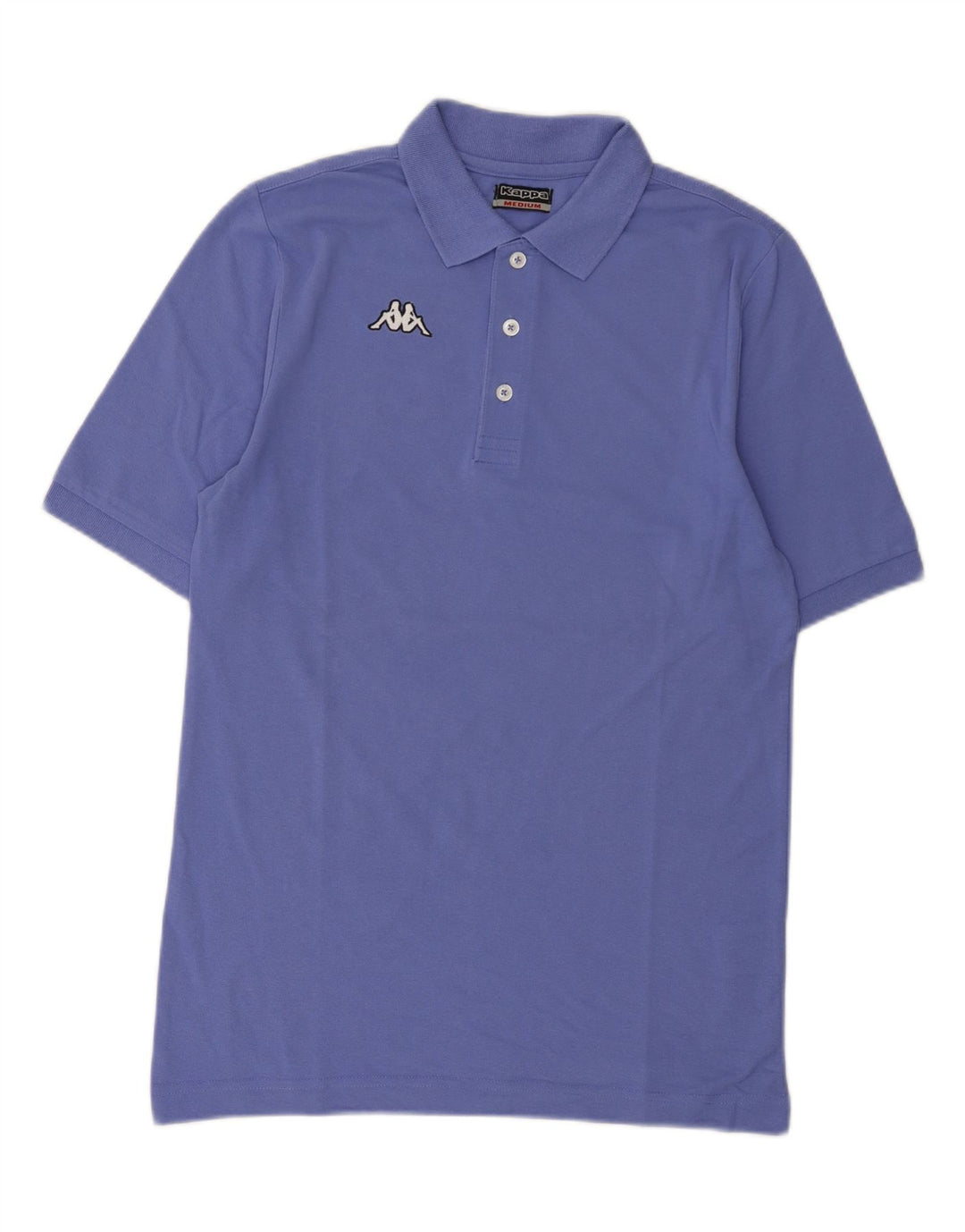 Polo Kappa Hombre Algodón Azul Medio