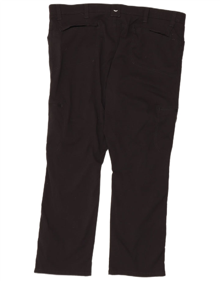 WRANGLER Pantalones cargo rectos para hombre W44 L32 Negro
