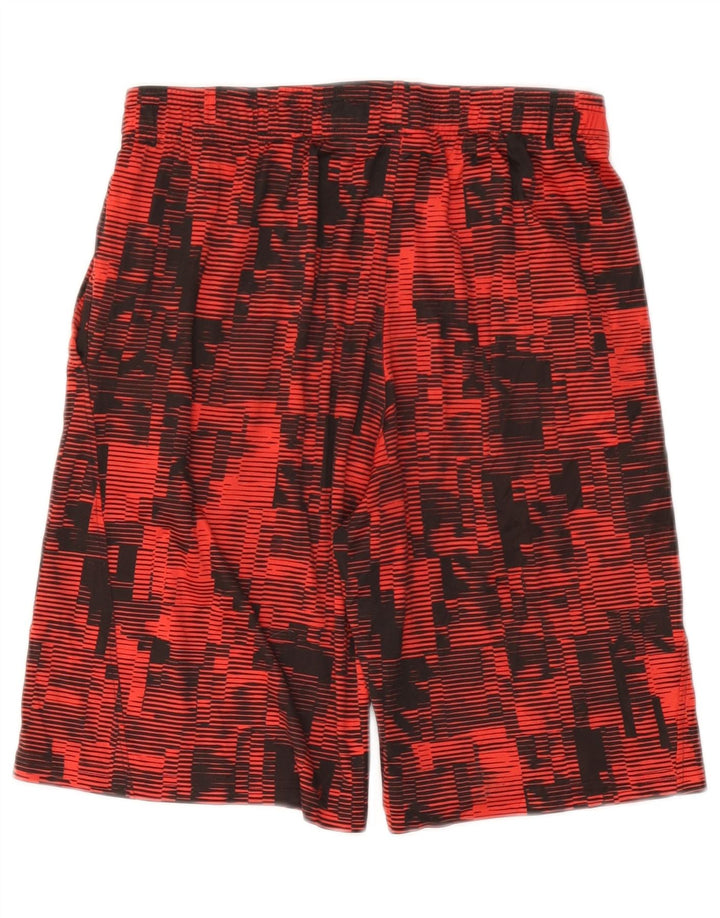 UNDER ARMOUR Pantalones cortos deportivos Heat Gear para niños 13-14 años XL Rojo Geométrico