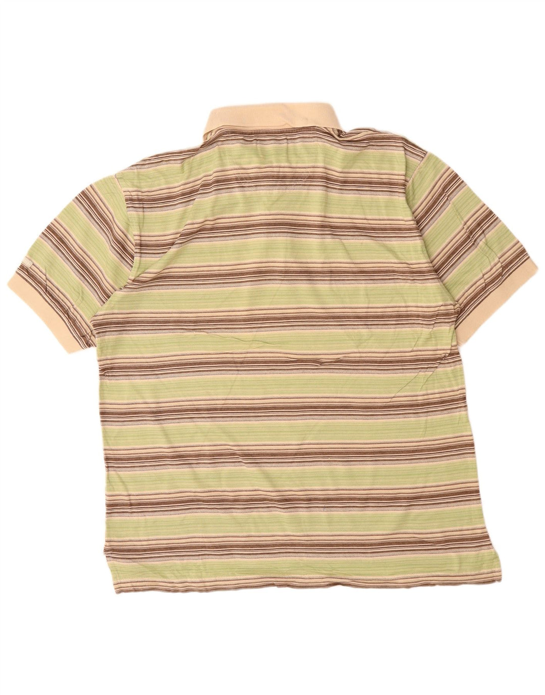 IZOD Polo para hombre de algodón a rayas grises grandes