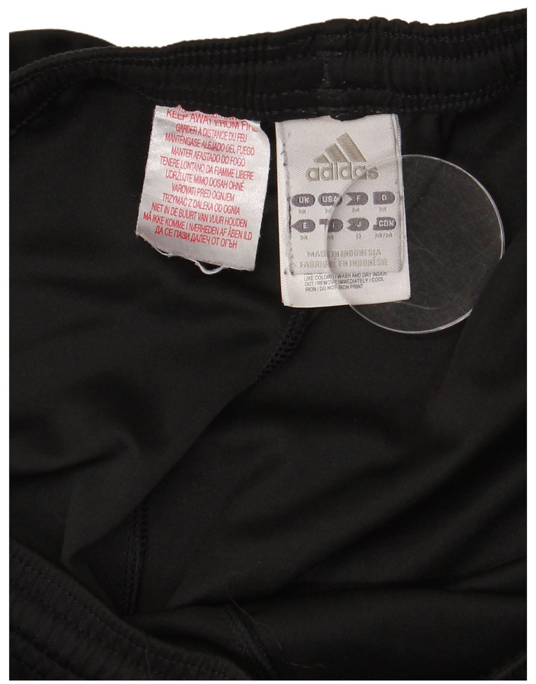 Pantalones cortos deportivos ADIDAS Climalite para hombre Poliéster negro mediano