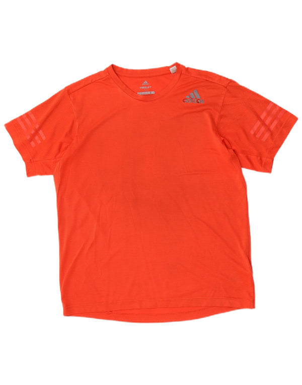 Adidas Hombre Climacool Camiseta Top Medio Rojo Poliéster