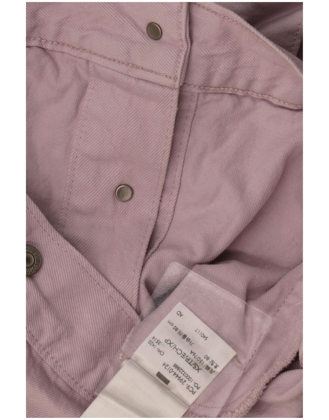 LEVI'S Chaqueta vaquera para mujer UK 6 XS Algodón morado