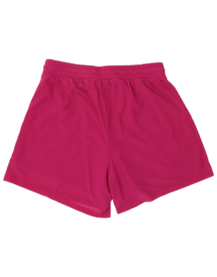 Puma - Pantalones cortos deportivos para mujer, talla 40, nailon rosa mediano