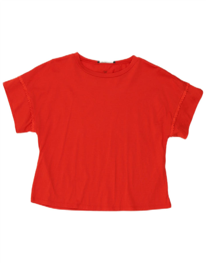 Max Mara Camiseta para Mujer Top UK 44 Medium Rojo