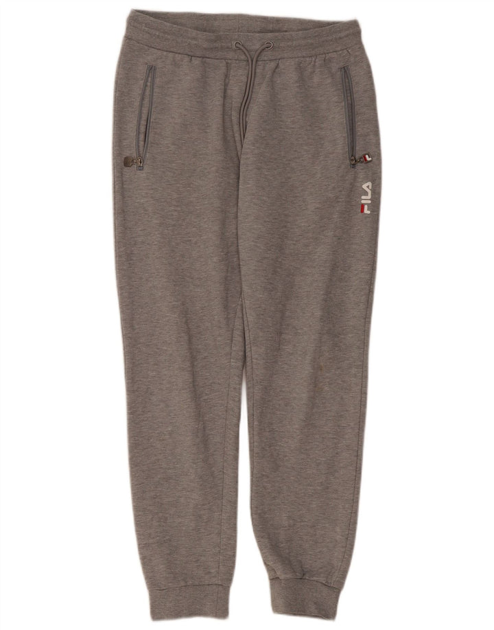 Fila Pantalones de chándal para mujer Joggers UK 44 Algodón gris medio