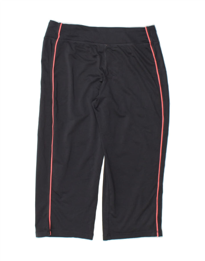 ADIDAS Womens Capri Leggings UK 10 Small  Grey Vintage Adidas and Second-Hand Adidas from Messina Hembry 