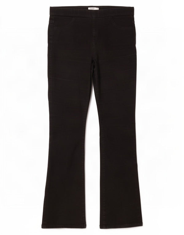 Marks & Spencer Pantalones casuales con corte de bota para mujer UK 44 Large W32 L31 Negro
