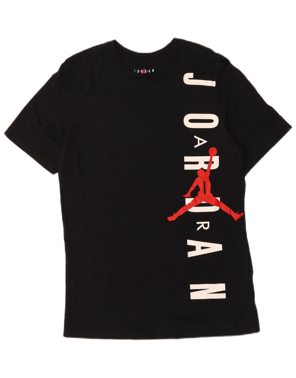 Jordan - Camiseta gráfica para hombre, parte superior de algodón azul marino mediano