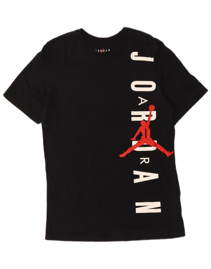 Jordan - Camiseta gráfica para hombre, parte superior de algodón azul marino mediano