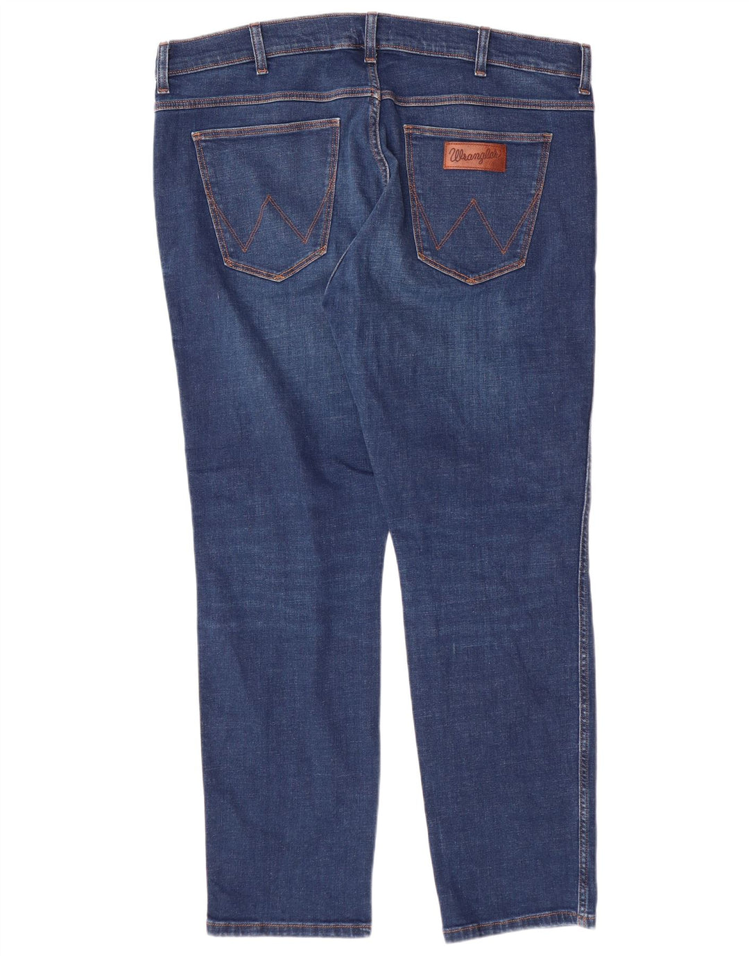 WRANGLER Vaqueros cónicos delgados Larston para hombre W38 L32 Algodón azul