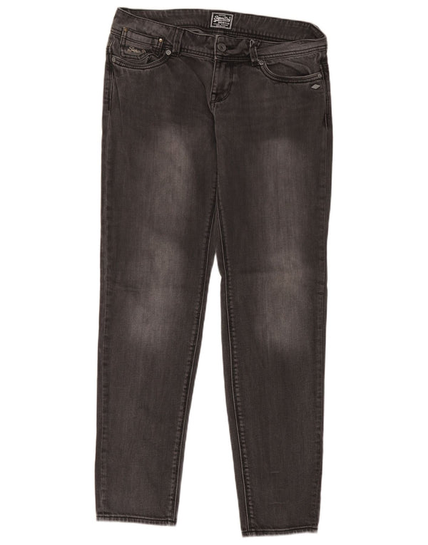 Vaqueros Superdry Mujer Slim W29 L32 Algodón Gris