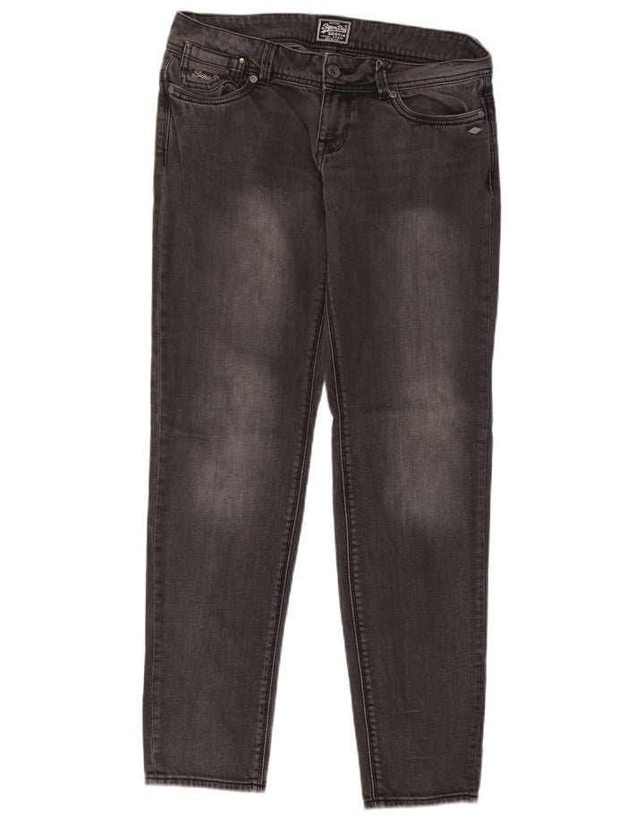 Vaqueros Superdry Mujer Slim W29 L32 Algodón Gris