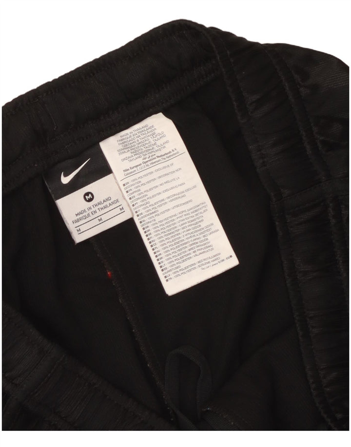 Pantalón corto deportivo Nike para hombre Poliéster a rayas negras medianas