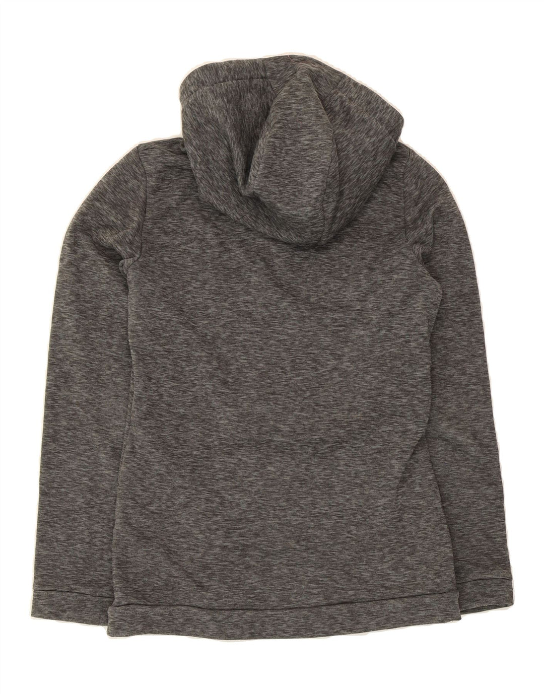 O'NEILL Womens Zip Hoodie Sweater UK 10 Small Grey Flecked Polyester Vintage O'Neill and Second-Hand O'Neill from Messina Hembry 