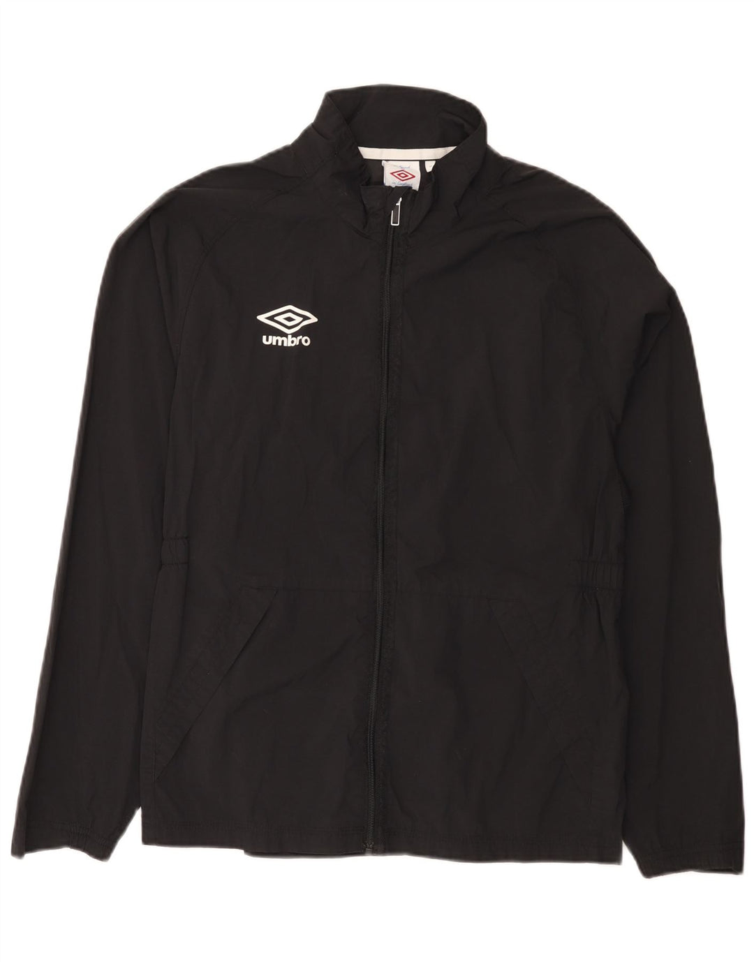 Umbro Chaqueta impermeable gráfica para mujer UK 44 Medium Black Nylon