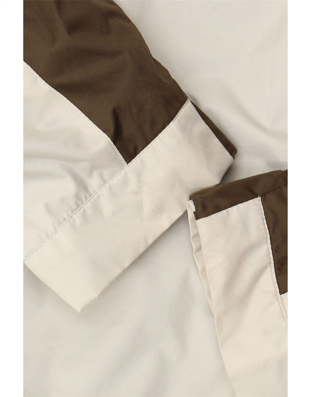 IGUANA Chaqueta cortavientos con capucha para mujer EU 46 XL Blanco Colorblock