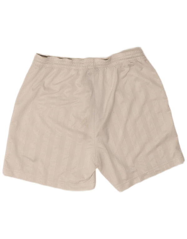 Nike - Pantalones cortos deportivos para hombre, talla grande, color blanco a rayas