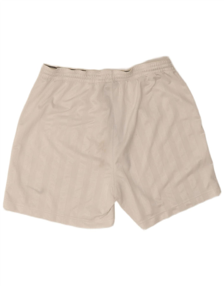 Nike - Pantalones cortos deportivos para hombre, talla grande, color blanco a rayas