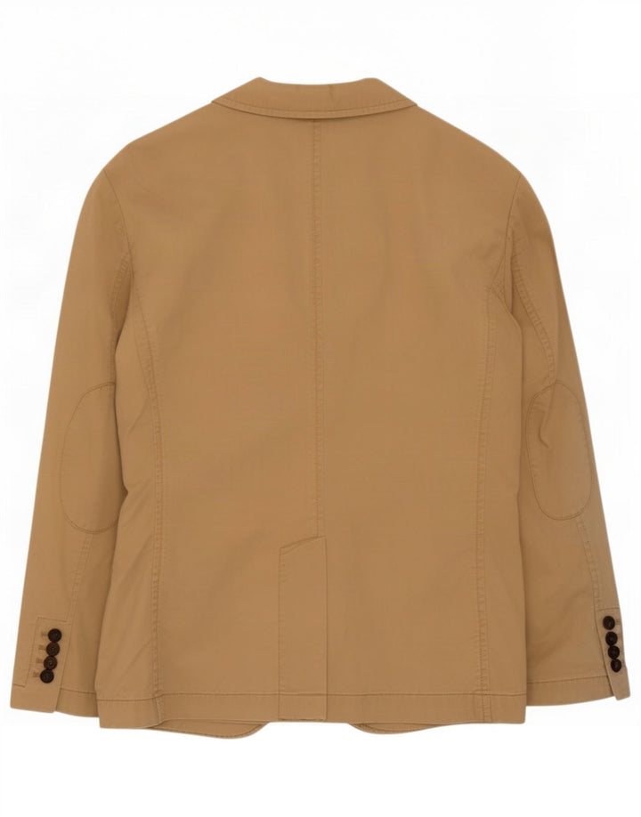 Marks & Spencer Chaqueta tipo blazer de 2 botones para hombre UK 40 Algodón beige mediano