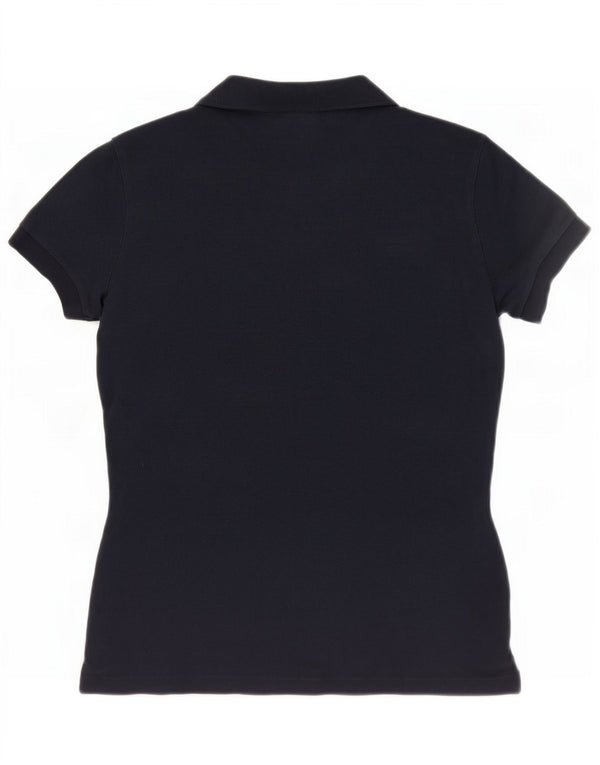 Polo Lacoste para mujer talla 38 mediano algodón azul marino