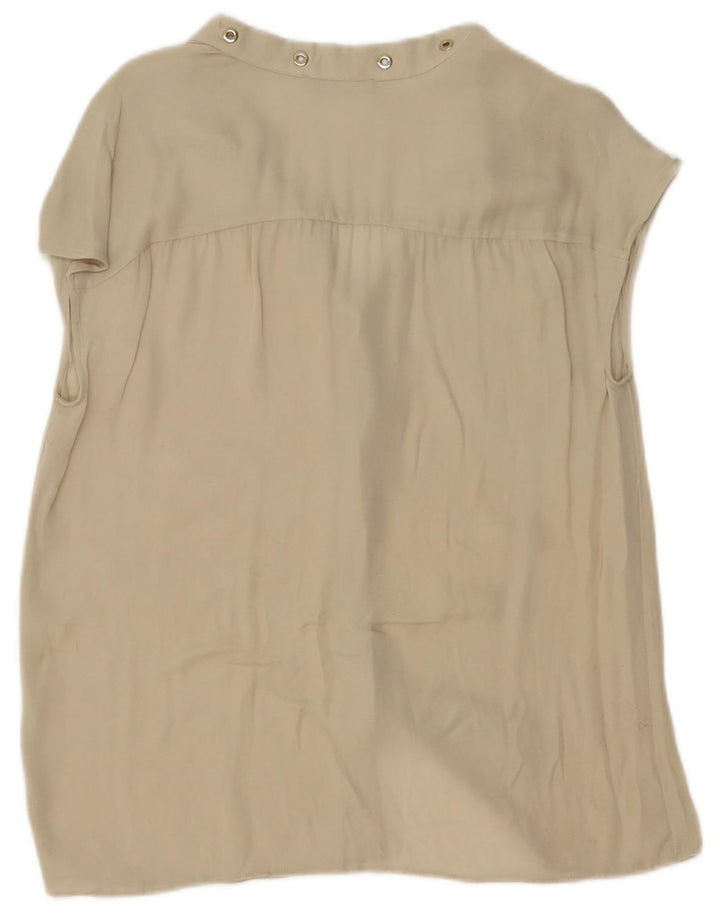 LIU JO Womens Blouse Top UK 14 Medium Beige