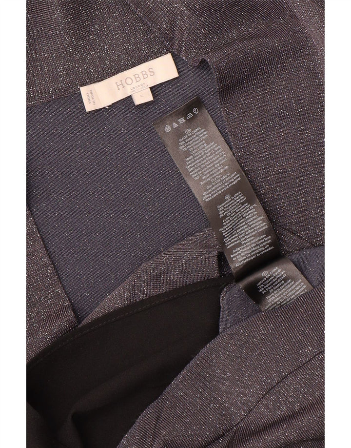Hobbs Suéter con Cuello en V para Mujer UK 46 Grande Gris