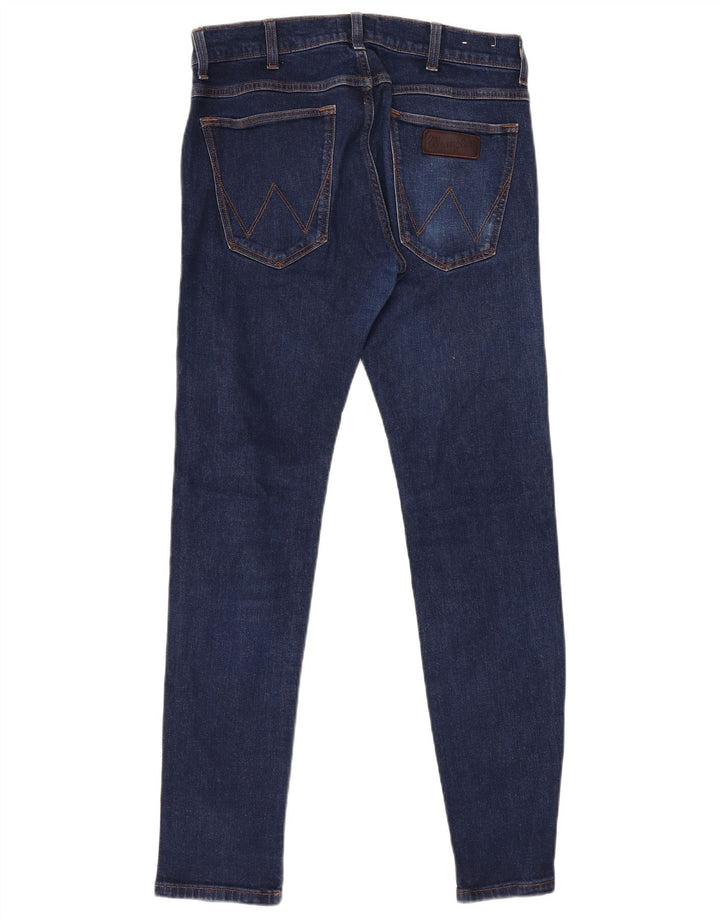 Vaqueros Wrangler Hombre Slim W31 L32 Algodón Azul Marino