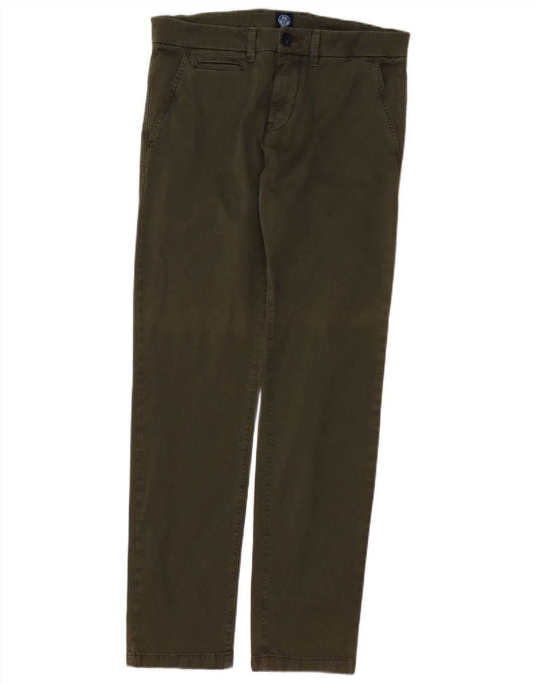 NORTH SAILS Pantalón chino recto para hombre W30 L32 Algodón verde