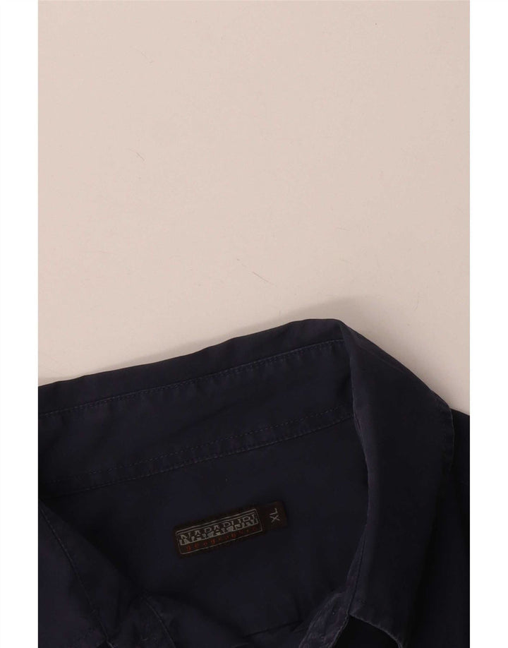 Napapijri Camisa Geographic Hombre XL Azul Marino