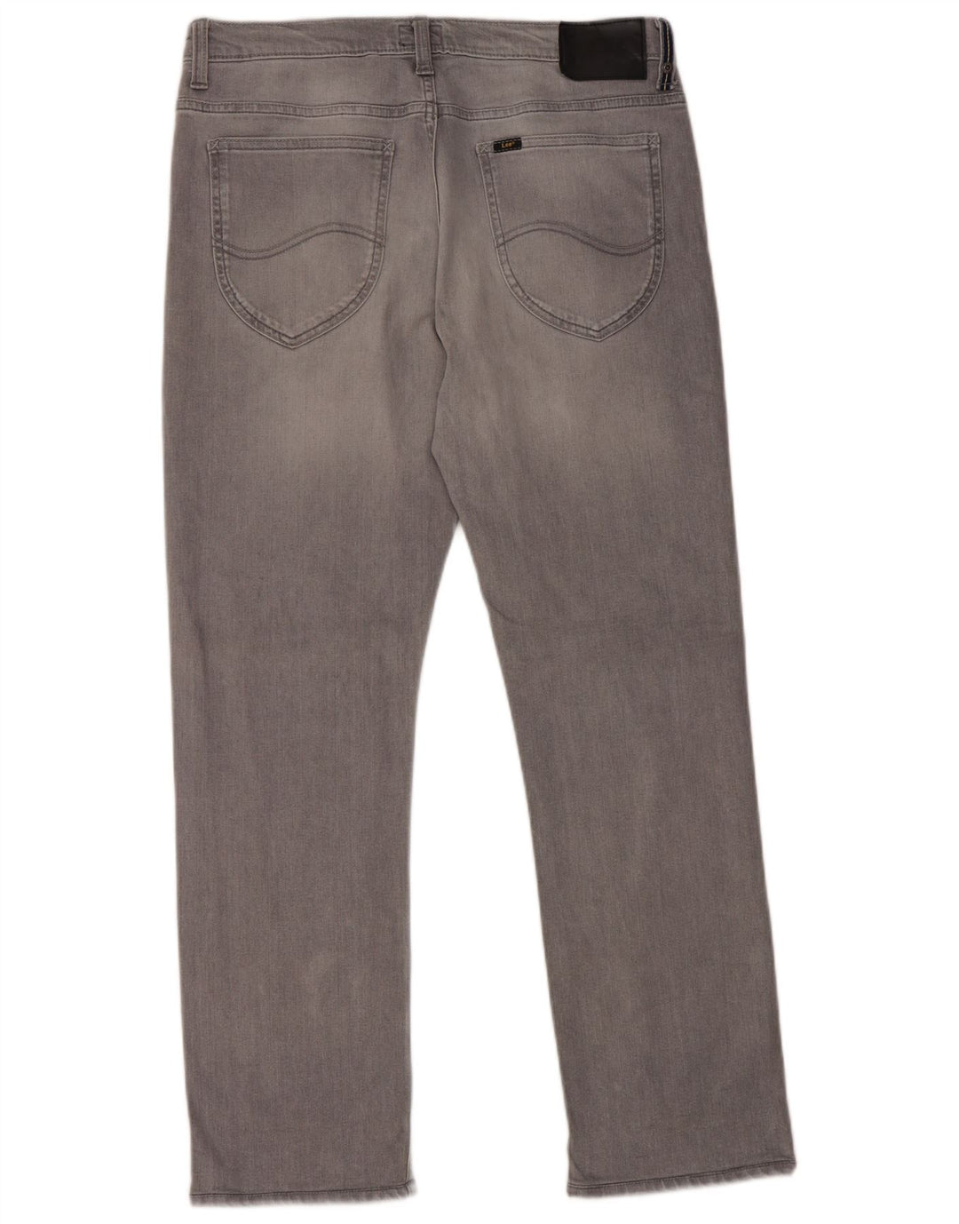 LEE Vaqueros rectos para hombre W32 L29 Algodón gris