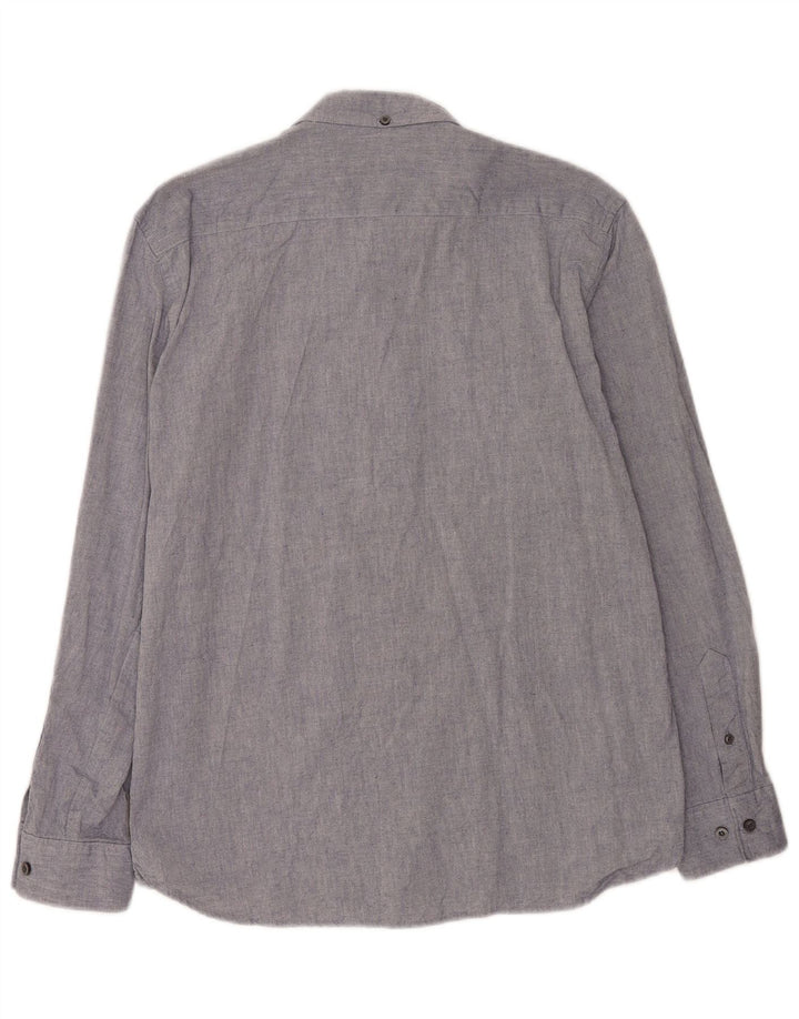 Camisa para hombre French Connection Grande de algodón azul