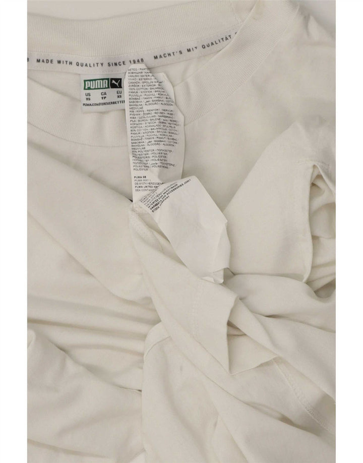 Camiseta Puma Hombre Top XS Blanco Algodón