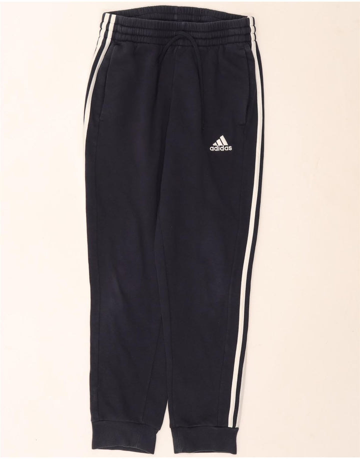 ADIDAS Hombre Chándal Pantalones Joggers Medio Azul Marino Algodón