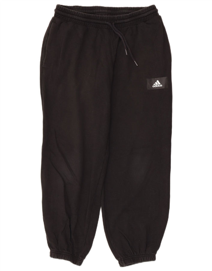 ADIDAS Hombre Chándal Pantalones Joggers Grande Negro Algodón
