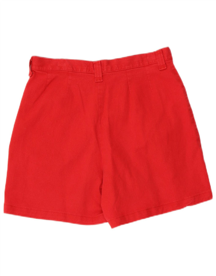 Pantalones cortos casuales para mujer LEE medianos W30 algodón rojo