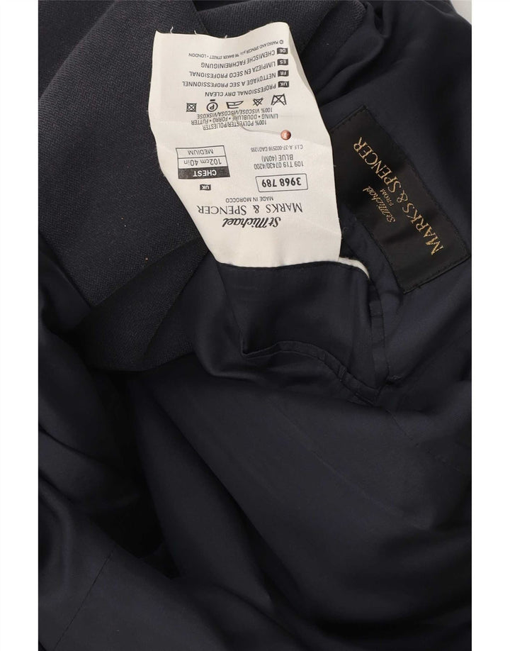 Marks & Spencer Chaqueta St. Michael Blazer para hombre UK 40 Medium Azul marino