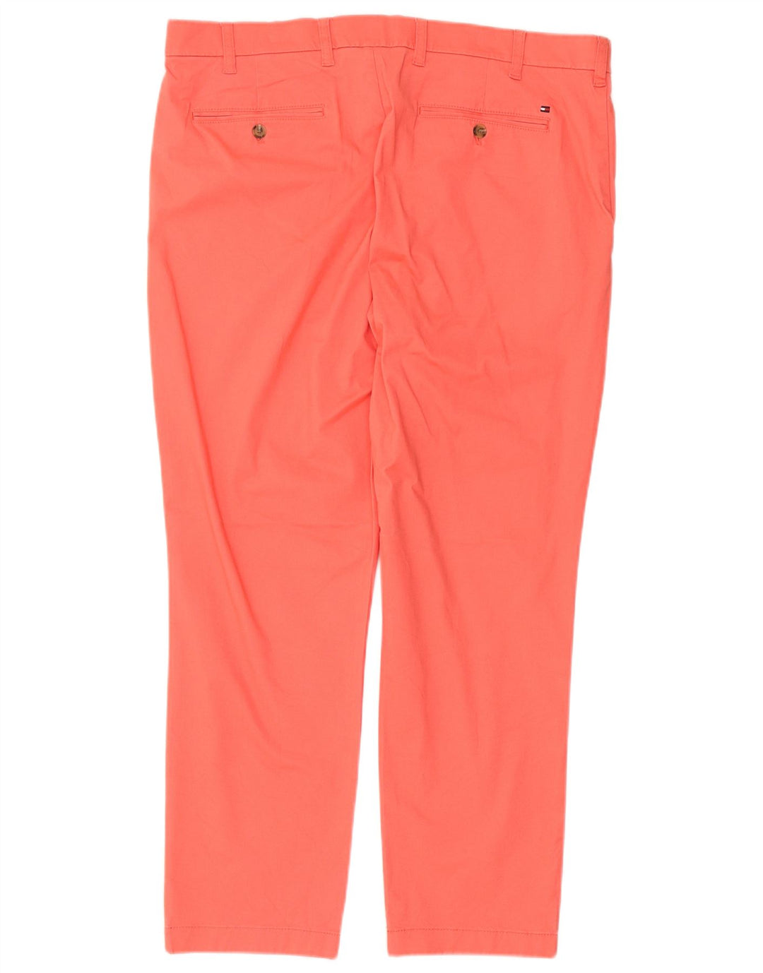 Tommy Hilfiger Pantalones chinos ajustados para hombre W38 L30 Algodón rosa