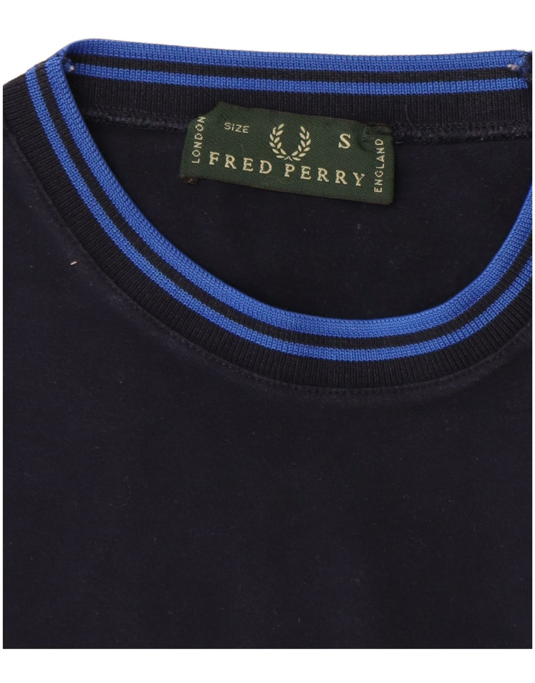 FRED PERRY Camiseta Hombre Top Small Azul Marino Algodón