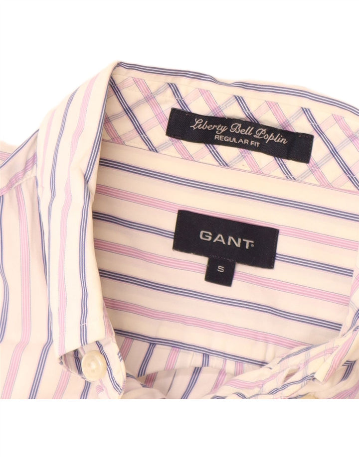 GANT Camisa Regular Fit De Algodón A Rayas Blancas Para Hombre