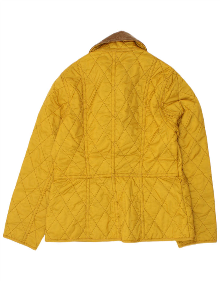 Barbour Chaqueta Acolchada Niña 5-6 Años Pequeña Poliamida Color Block Amarillo