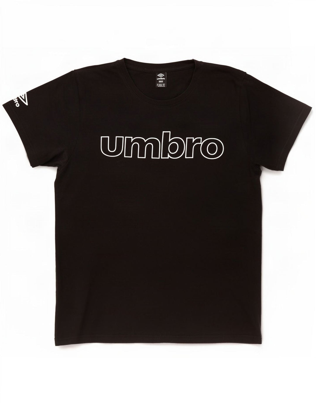 Umbro - Camiseta gráfica para hombre, talla grande, algodón negro
