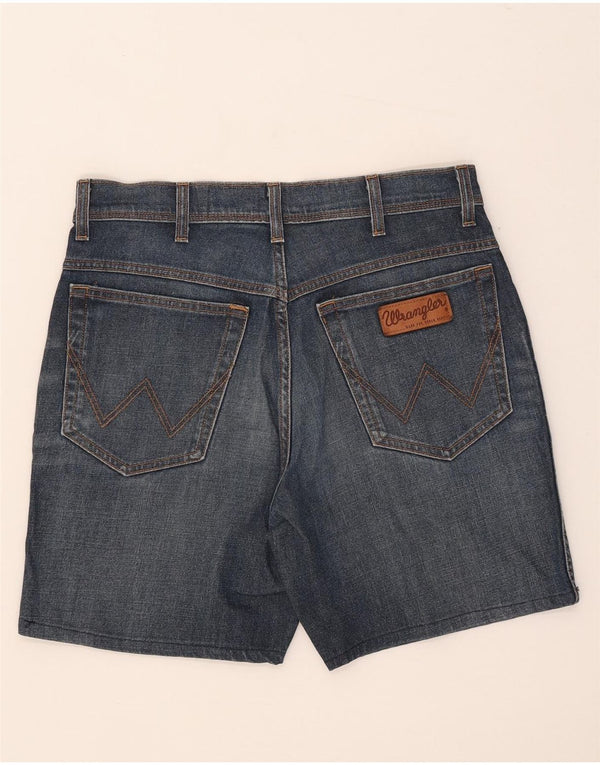 Wrangler Mens Texas Stretch Denim Shorts W33 Medium Blue Cotton